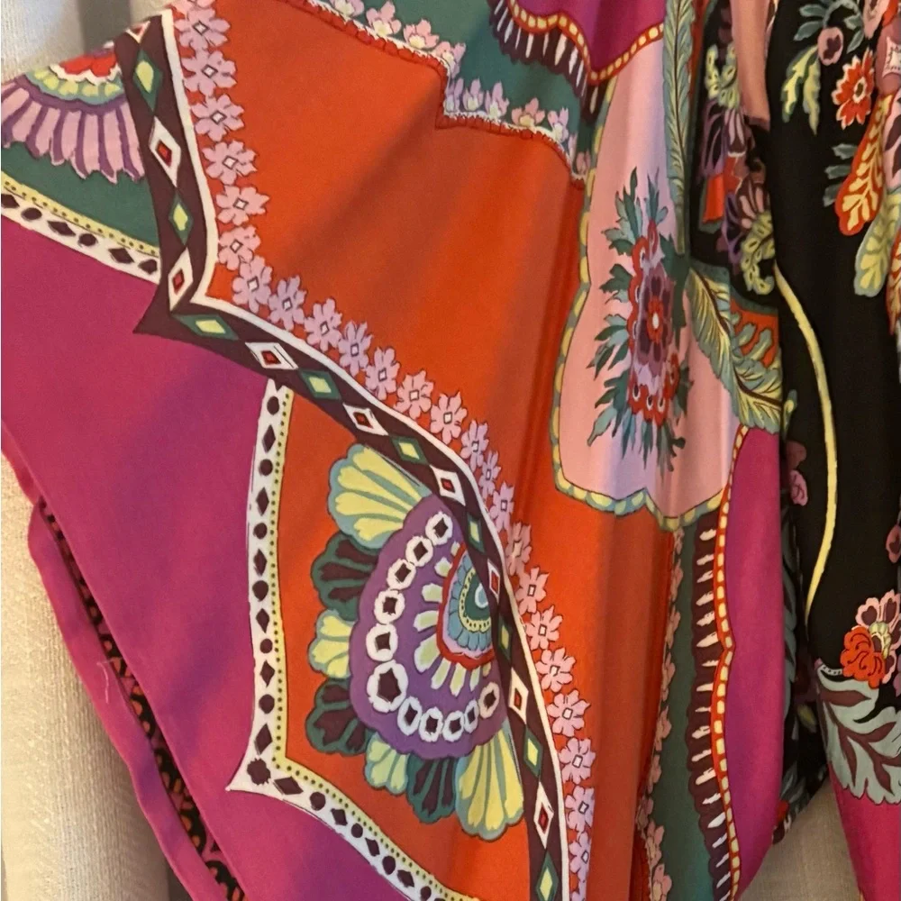 Rachel Zoe Multicolor Patterned Robe - Picture 4 of 5